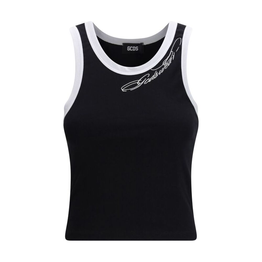 Gcds Women Cropped Sleeveless Tank Top